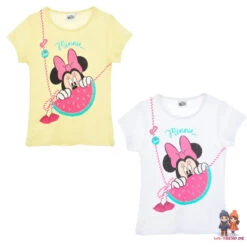 Disney Minnie Maus Smile Mädchen Kinder Kurzarm T-Shirt Top