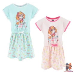 Paw Patrol Skye Kinder Mädchen Kurzarm Kleid