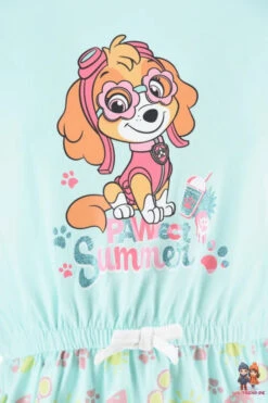 Paw Patrol Skye Kinder Mädchen Kurzarm Kleid -Bekleidung Peripherie WE1141 TUR D