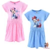 Disney Minnie Maus Kinder Mädchen Kurzarm Kleid Sommerkleid
