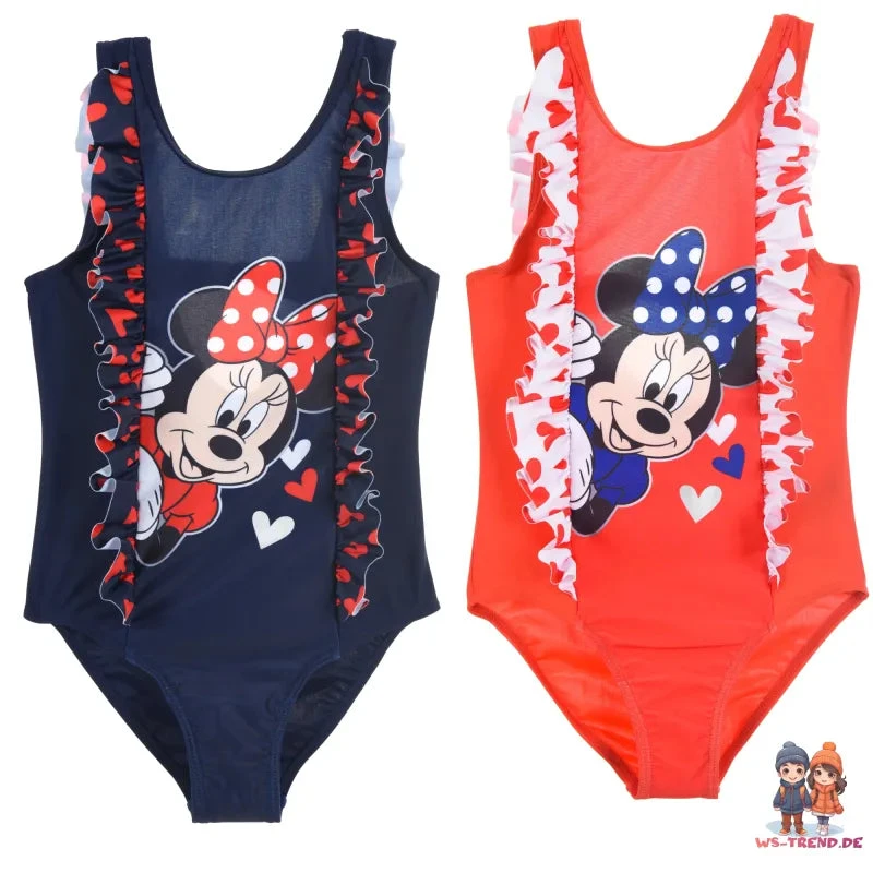 Disney Minnie Maus Kinder Mädchen Badeanzug Bademode 3 Disney Minnie Maus Kinder Mädchen Badeanzug Bademode