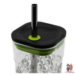 Minecraft Creeper Trinkbecher Becher Mit Edelstahl Trinkhalm 540 Ml -Bekleidung Peripherie ac cube tumbler with stainless steel straw 540 ml minecraft 2
