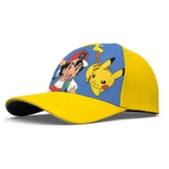 Pokemon Pikachu Ash Ketchum Kinder Basecap Baseball Kappe Mütze