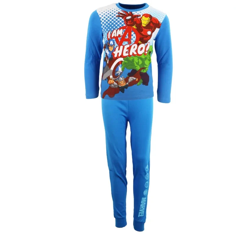 Marvel Avengers Kinder Schlafanzug Pyjama Lang 4 Marvel Avengers Kinder Schlafanzug Pyjama Lang – Bild 2