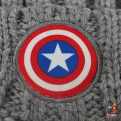 Marvel Captain America Wintermütze Bommelmütze Plus Handschuhe -Bekleidung Peripherie av mutze 01b