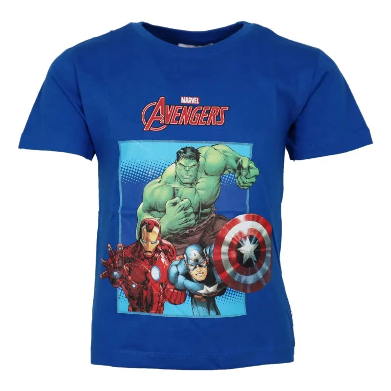 Marvel Avengers Kinder Jungen T-Shirt Kurzarm Shirt 4 Marvel Avengers Kinder Jungen T-Shirt Kurzarm Shirt – Bild 2