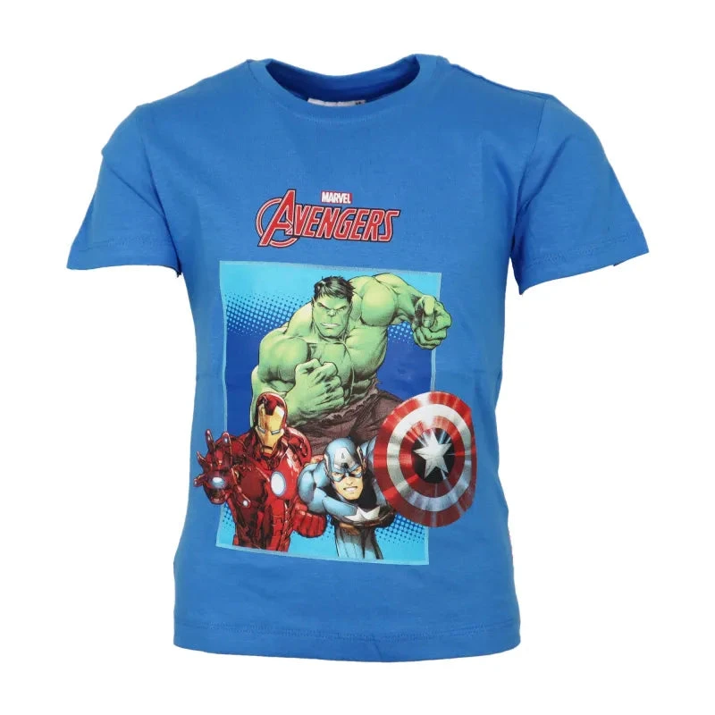 Marvel Avengers Kinder Jungen T-Shirt Kurzarm Shirt 6 Marvel Avengers Kinder Jungen T-Shirt Kurzarm Shirt – Bild 4