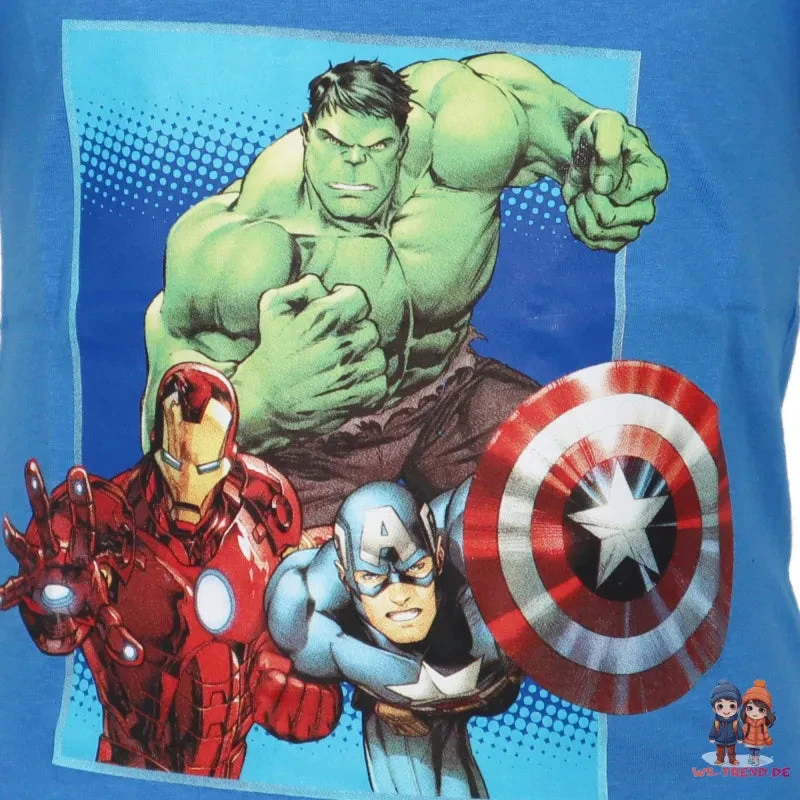Marvel Avengers Kinder Jungen T-Shirt Kurzarm Shirt 7 Marvel Avengers Kinder Jungen T-Shirt Kurzarm Shirt – Bild 5