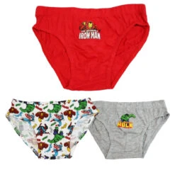 Marvel Avengers 3er Pack Slips Kinder Jungen Unterwäsche Hulk Iron Man