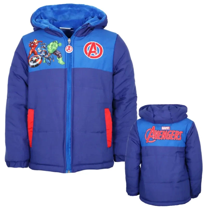Marvel Avengers Kinder Jungen Winterjacke Jacke Mit Kapuze 3 Marvel Avengers Kinder Jungen Winterjacke Jacke Mit Kapuze
