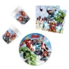 Marvel Avengers Hulk Geburtstag Deko Set 36tlg.Geschirr Partyset -Bekleidung Peripherie avengers parrty gros