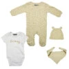 Funny Baby 4 Tlg Set Body Strampler Lätzchen Mütze
