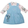 Disney Bambi Baby 2 Tlg Set Bluse Kleid 100% Baumwolle -Bekleidung Peripherie bambi baby 01a