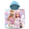 Barbie And Friends Kinder Poncho Badeponcho 100% Baumwolle -Bekleidung Peripherie barbie badeponcho 01a