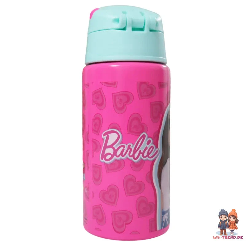 Barbie Kinder Aluminium Sport Wasserflasche Trinkflasche Flasche 500 Ml 6 Barbie Kinder Aluminium Sport Wasserflasche Trinkflasche Flasche 500 Ml – Bild 4