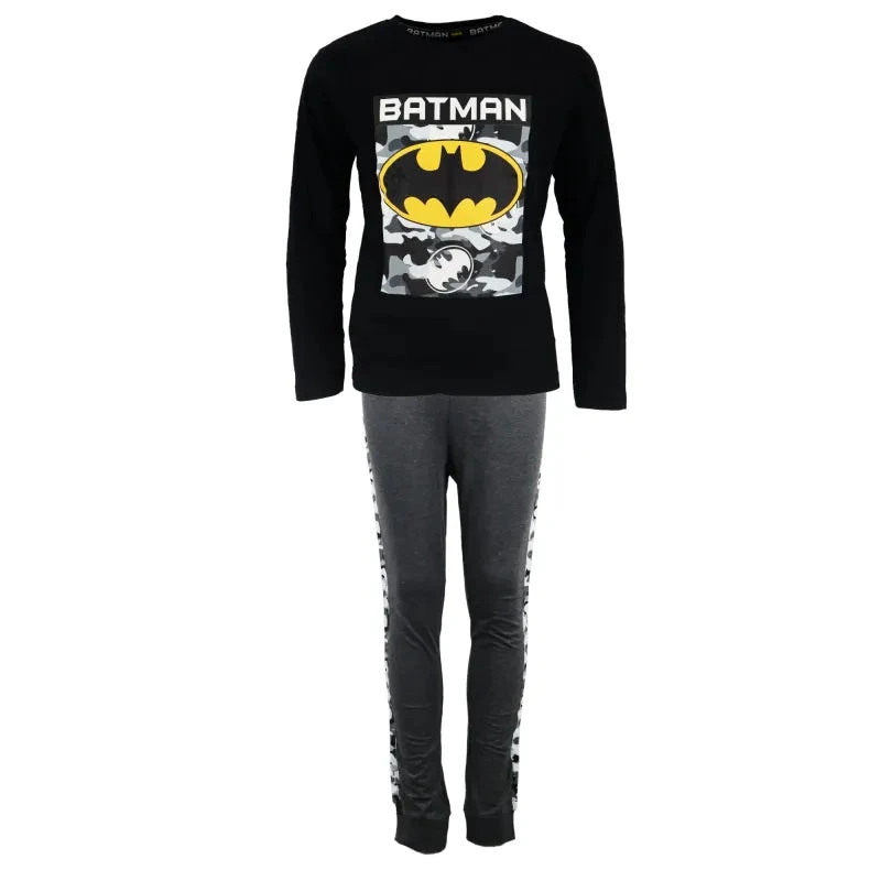 DC Comics Classic Batman Kinder Langarm Pyjama Schlafanzug 4 DC Comics Classic Batman Kinder Langarm Pyjama Schlafanzug – Bild 2