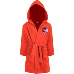 Miraculous Ladybug Mädchen Frottee Bademantel Mit Kapuze