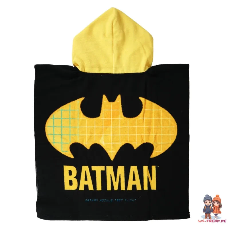DC COMICS DC Comic Batman Kinder Jungen Mikrofaser Poncho Badeponcho 5 DC COMICS DC Comic Batman Kinder Jungen Mikrofaser Poncho Badeponcho – Bild 3