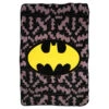 DC Comics Batman Warme Fleecedecke Leichte Kuscheldecke 120x150 Cm -Bekleidung Peripherie batman fleece d 01a