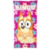Kinderserie Bluey Bingo Kinder Strandtuch Handtuch Badetuch 70 X 140 Cm -Bekleidung Peripherie bingo badetuch 01a
