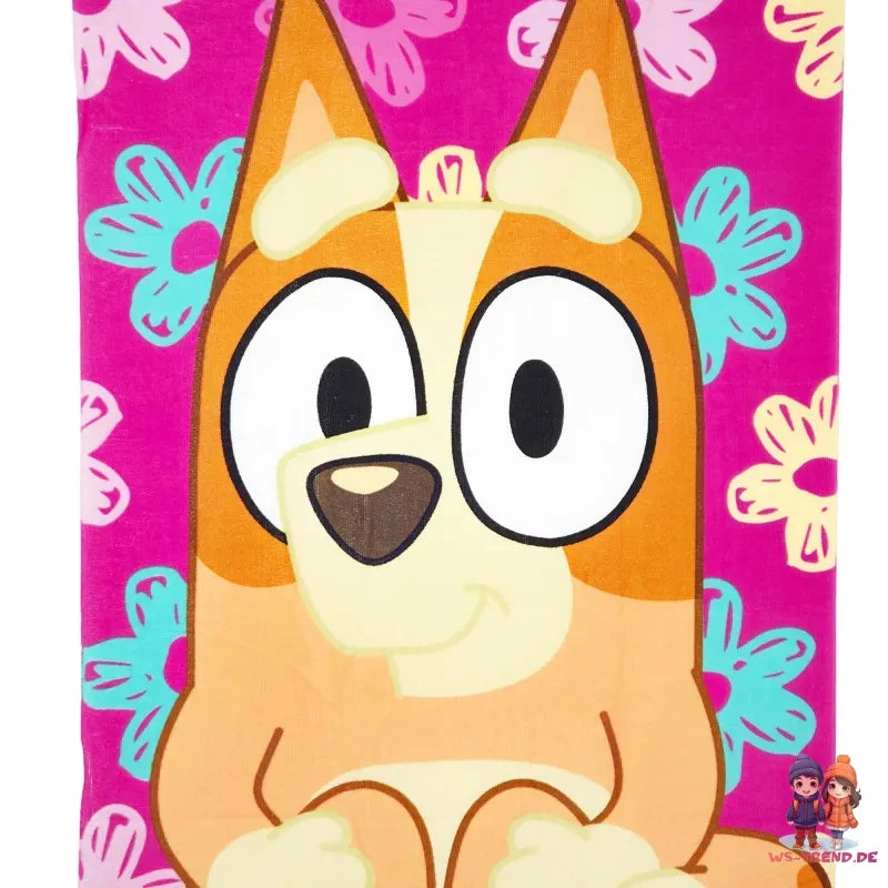 Kinderserie Bluey Bingo Kinder Strandtuch Handtuch Badetuch 70 X 140 Cm 4 Kinderserie Bluey Bingo Kinder Strandtuch Handtuch Badetuch 70 X 140 Cm – Bild 2