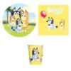 AMSCAN Bluey Bingo Kinder Geburtstag Deko Set 32tlg. Geschirr Partyset
