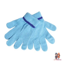 Bluey Kinder Herbst Wintermütze Bommelmütze Plus Handschuhe -Bekleidung Peripherie bluey set 01g