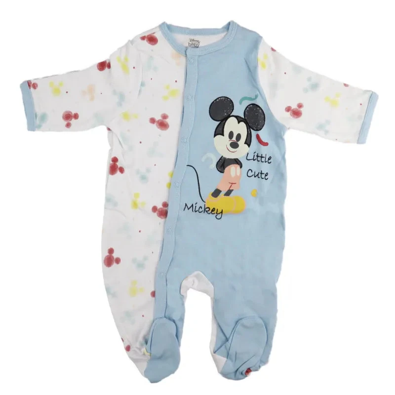 Disney Mickey Maus Baby Langarm Body Strampler 4 Disney Mickey Maus Baby Langarm Body Strampler – Bild 2