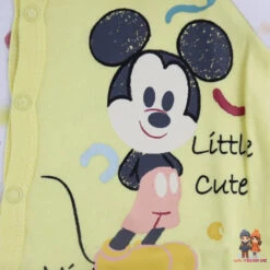 Disney Mickey Maus Baby Langarm Body Strampler 11 Disney Mickey Maus Baby Langarm Body Strampler -Bekleidung Peripherie bod mick 01d