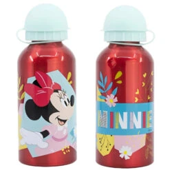 Disney Minnie Maus Kinder Alu Wasserflasche Trinkflasche Flasche 400 Ml