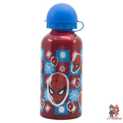 Marvel Spiderman Kinder Alu Wasserflasche Trinkflasche Flasche 400 Ml -Bekleidung Peripherie botella aluminio pequena 400 ml spiderman arachnid grid