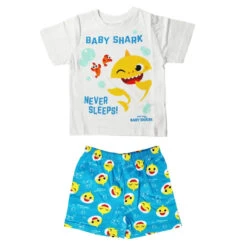 Baby Shark Hai Kinder Baby Mädchen Schlafanzug Pyjama -Bekleidung Peripherie bs pyj 01c