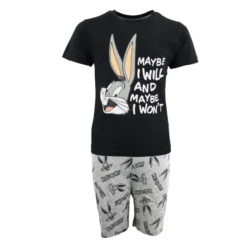 Bugs Bunny Kinder Schlafanzug Pyjama Kurzarm 7 Bugs Bunny Kinder Schlafanzug Pyjama Kurzarm – Bild 5