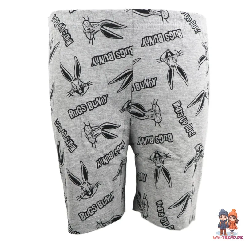Bugs Bunny Kinder Schlafanzug Pyjama Kurzarm 9 Bugs Bunny Kinder Schlafanzug Pyjama Kurzarm – Bild 7