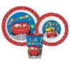 Disney Cars Lightning McQueen Kinder Geschirr-Set 3 Tlg. Becher Teller Schüssel -Bekleidung Peripherie cars geschirr 01a