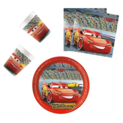 Disney Cars LighningMCQueen Geburtstag Deko Set 36tlg.Geschirr Partyset