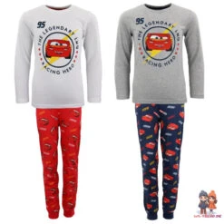 Disney Cars Lightning McQueen Kinder Langarm Pyjama Schlafanzug