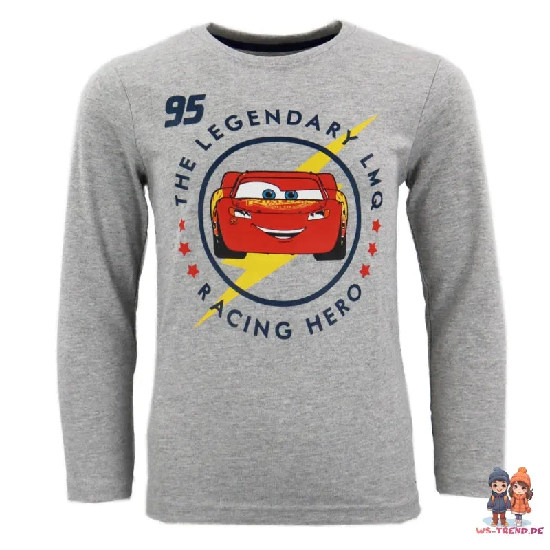 Disney Cars Lightning McQueen Kinder Langarm Pyjama Schlafanzug 8 Disney Cars Lightning McQueen Kinder Langarm Pyjama Schlafanzug – Bild 6