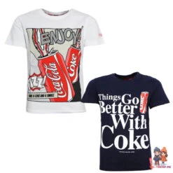 Coca-Cola Coca Cola Classic Kinder Jugend Jungen Kurzarm T-Shirt