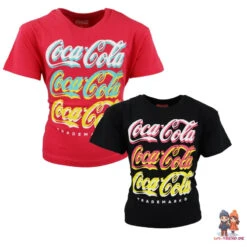 Coca-Cola Coca Cola Mädchen Kurzes Top Jugend T-Shirt