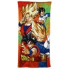DRAGON BALL Dragonball Z Goku Strandtuch Badetuch 70x140 Cm 100% Baumwolle -Bekleidung Peripherie db badetuch 01a