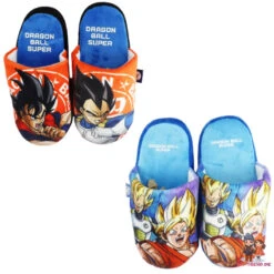 Dragon Ball Super Jungen Hausschuhe Slipper Schlüpfschuhe Pantoffeln