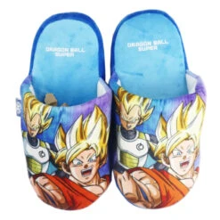 Dragon Ball Super Jungen Hausschuhe Slipper Schlüpfschuhe Pantoffeln -Bekleidung Peripherie db pantoffel 01d