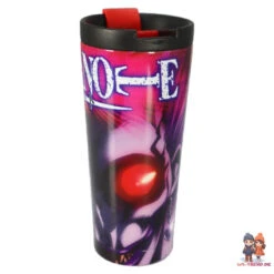 Stor Anime Death Note Edelstahl Thermo Kaffeebecher Doppelwandig Becher 425 Ml -Bekleidung Peripherie death note becher 01b