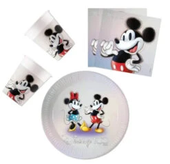 Disney Minnie Mickey Mouse Geburtstag Deko Set 36tlg.Partyset