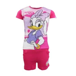 Disney Daisy Duck Kinder Mädchen Sommerset Shorts Plus T-Shirt -Bekleidung Peripherie disney daisy duck kinder mdchen sommerset shorts plus shirt 585