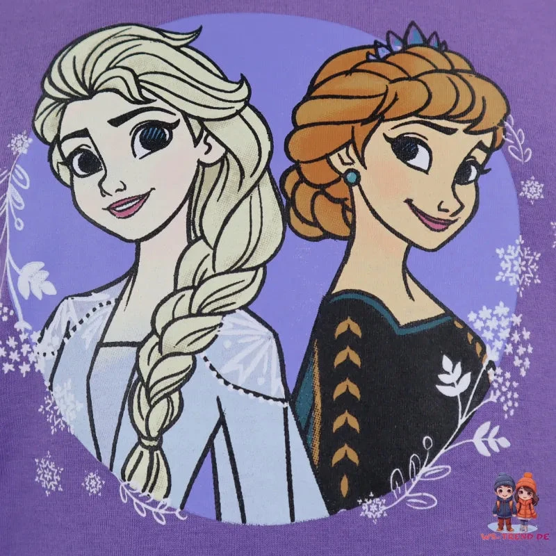 Disney Die Eiskönigin Elsa Anna Kinder Kurzarm Schlafanzug Pyjama 8 Disney Die Eiskönigin Elsa Anna Kinder Kurzarm Schlafanzug Pyjama – Bild 6