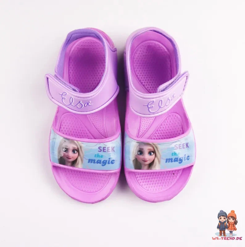 Disney Die Eiskönigin Elsa - Kinder Klett Sandalen 4 Disney Die Eiskönigin Elsa - Kinder Klett Sandalen – Bild 2
