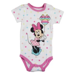 Disney Minnie Maus Baby Kleinkind Kurzarm Body