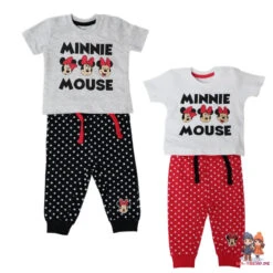 Disney Minnie Maus Baby Mädchen Set Kurzarm T-Shirt Plus Hose